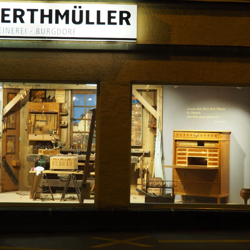 Schaufenster Werkstatt